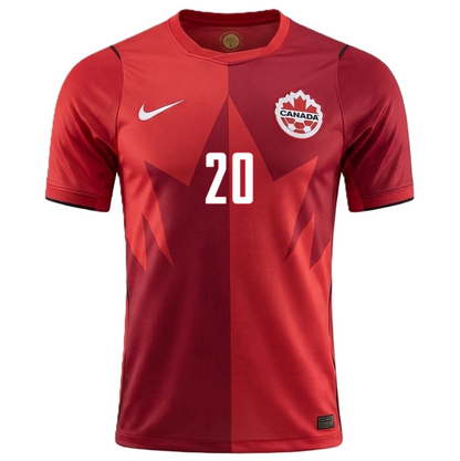 Canada 2026 Home Jersey Jonathan David #20