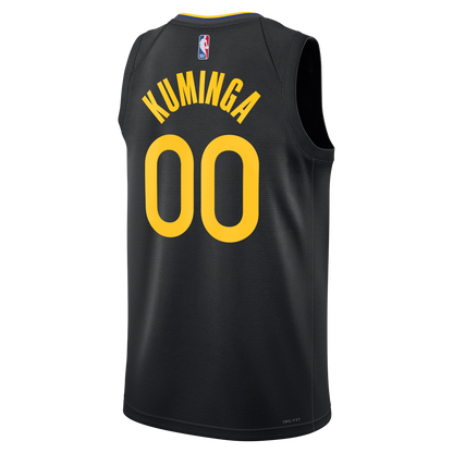 Golden State Warriors Black Statement Jersey Jonathan Kuminga #00
