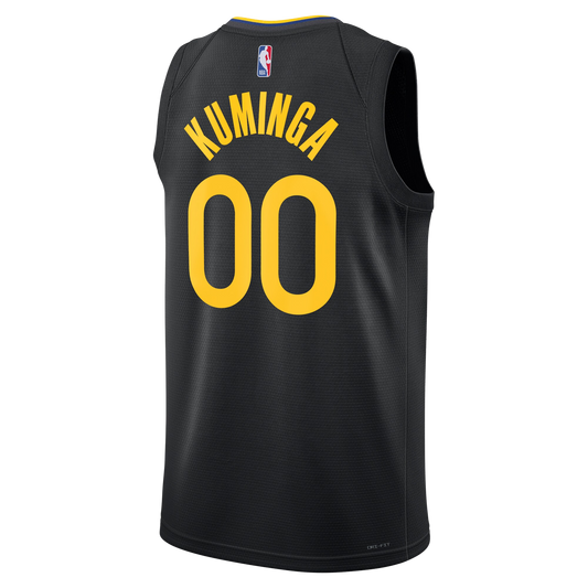 Golden State Warriors Black Statement Jersey Jonathan Kuminga #00