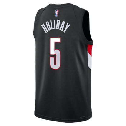 Portland Trail Blazers Black Icon Jersey Jrue Holiday #5