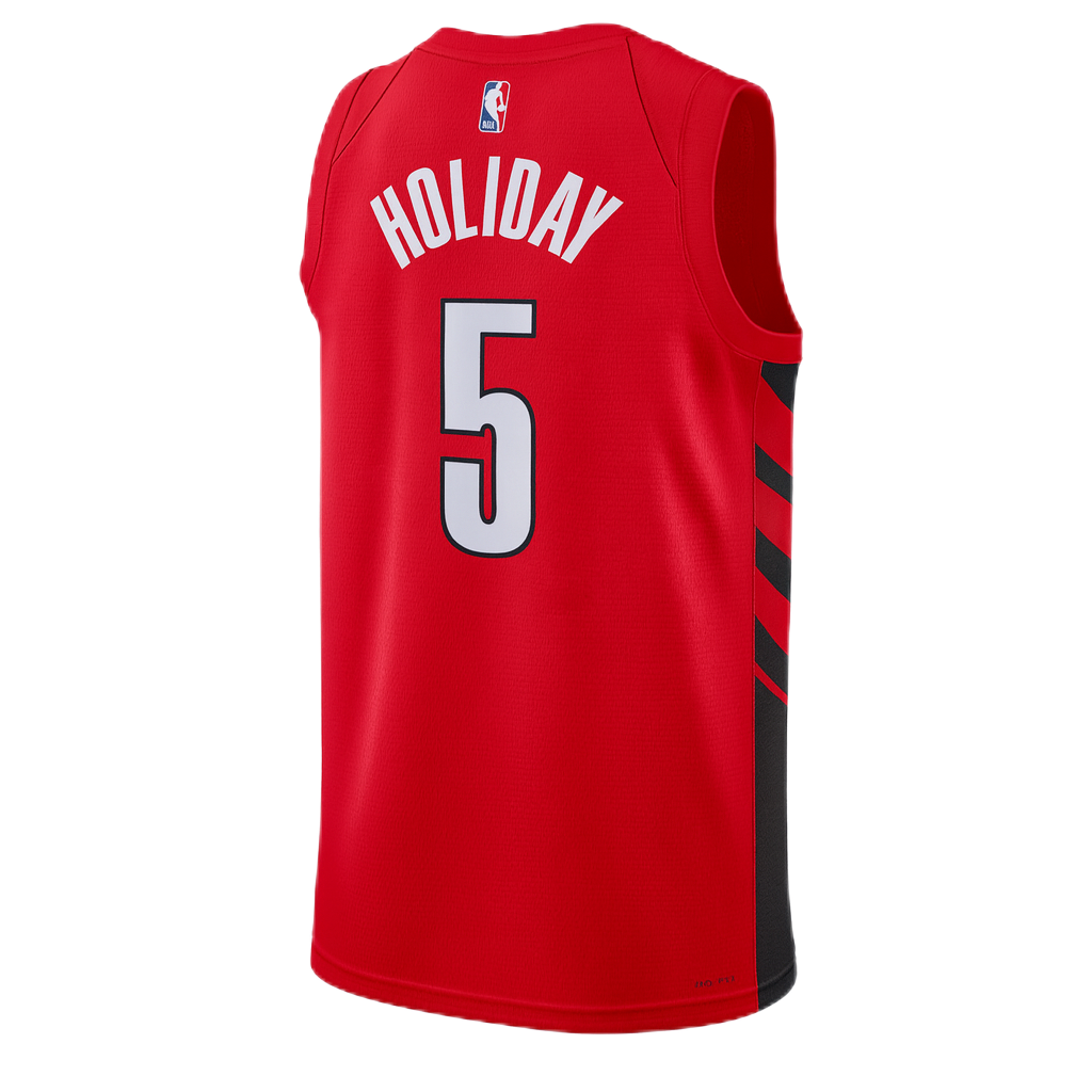 Portland Trail Blazers Red Statement Jersey Jrue Holiday #5