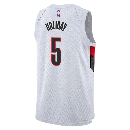 Portland Trail Blazers White Association Jersey Jrue Holiday #5