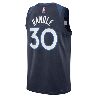 Minnesota Timberwolves Navy Icon Jersey Julius Randle #30