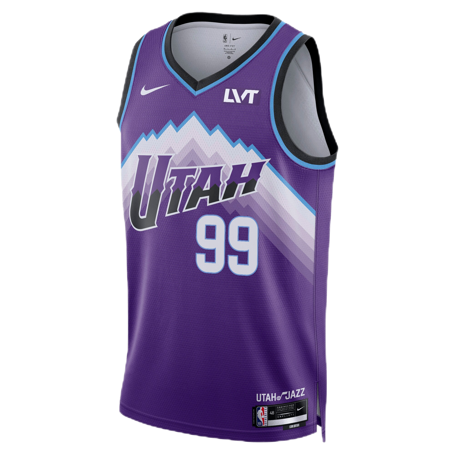 Utah Jazz Purple Icon Jersey KJ Martin #99