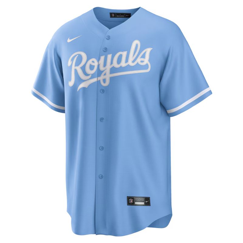 Kansas City Royals Light Blue Jersey front