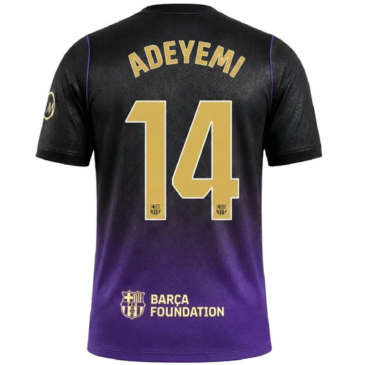 FC Barcelona 26/27 Away Jersey Karim Adeyemi #14
