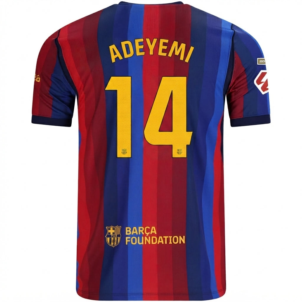 FC Barcelona 26/27 Home Jersey Karim Adeyemi #14