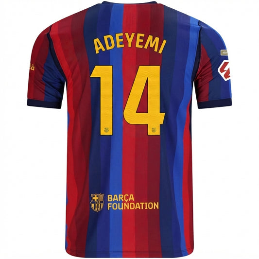 FC Barcelona 26/27 Home Jersey Karim Adeyemi #14