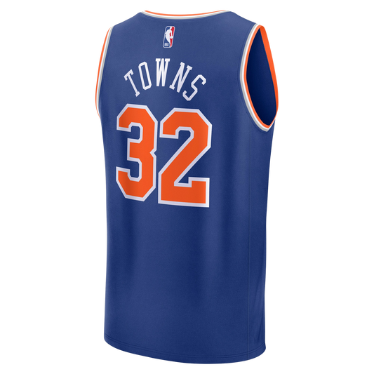 New York Knicks Blue Icon Jersey Karl-Anthony Towns #32