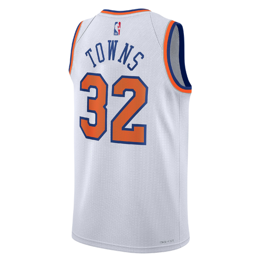New York Knicks White Association Jersey Karl-Anthony Towns #32