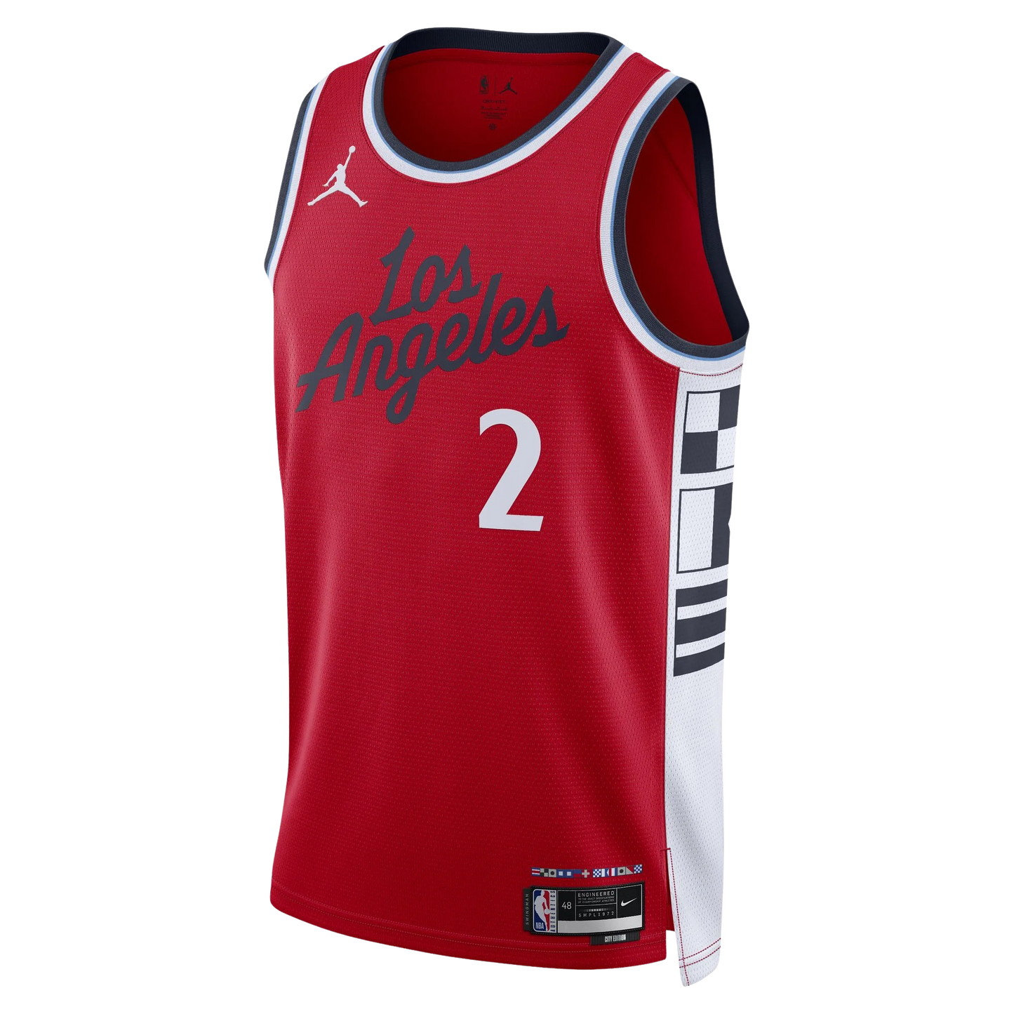 LA Clippers Red Statement Jersey Kawhi Leonard #2