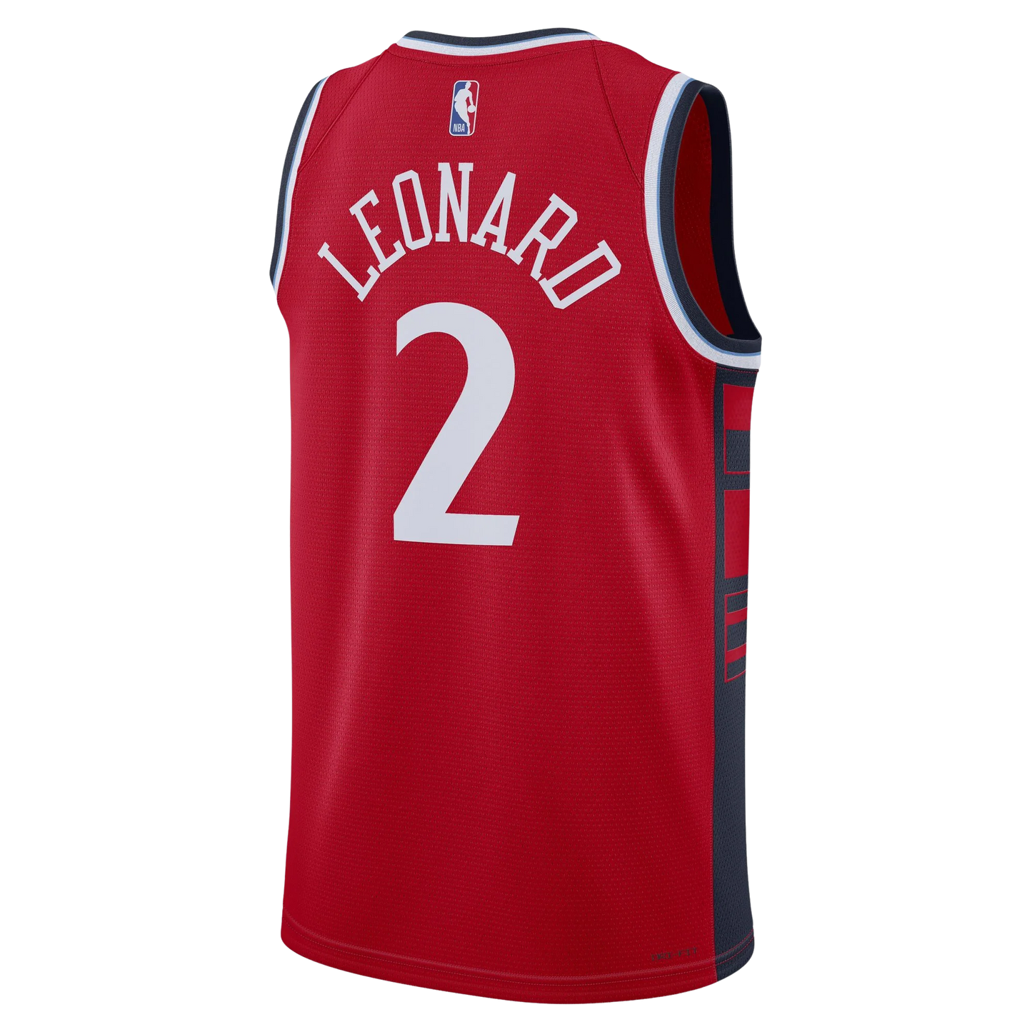 LA Clippers Red Statement Jersey Kawhi Leonard #2