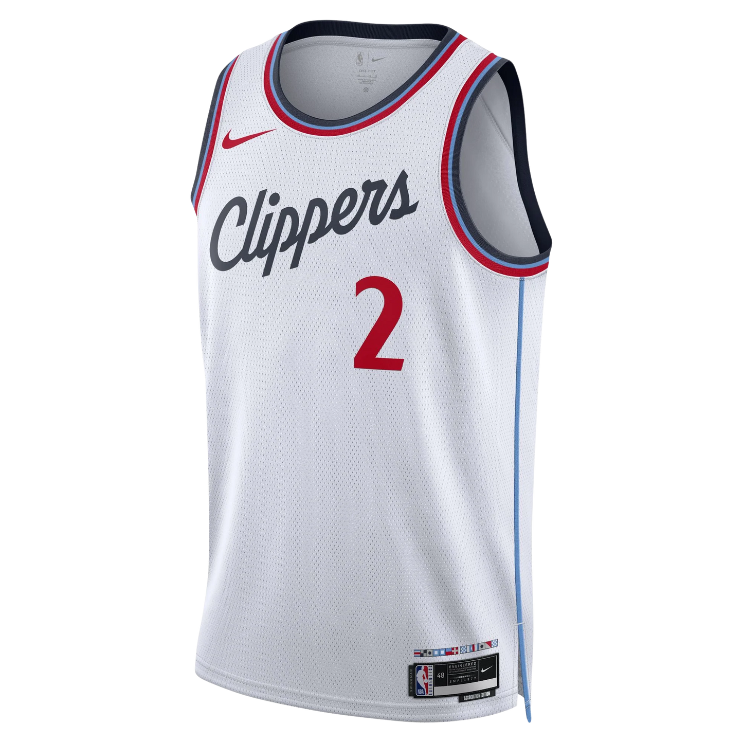 LA Clippers White Association Jersey Kawhi Leonard #2