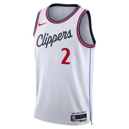LA Clippers White Association Jersey Kawhi Leonard #2