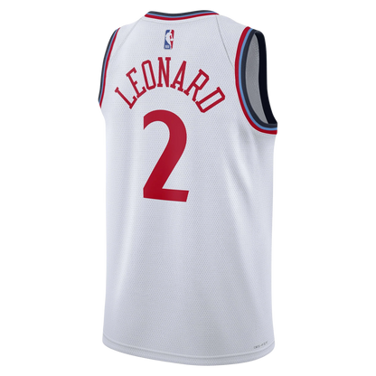 LA Clippers White Association Jersey Kawhi Leonard #2