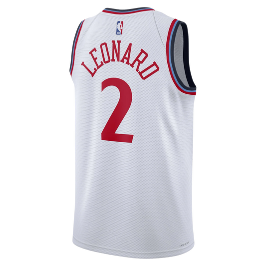 LA Clippers White Association Jersey Kawhi Leonard #2