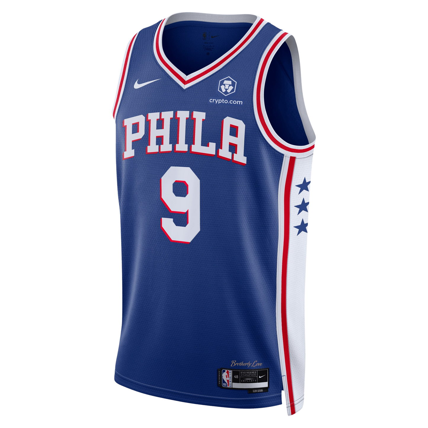 Philadelphia 76ers Blue Icon Jersey Kelly Oubre Jr. #9