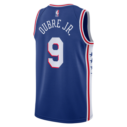 Philadelphia 76ers Blue Icon Jersey Kelly Oubre Jr. #9