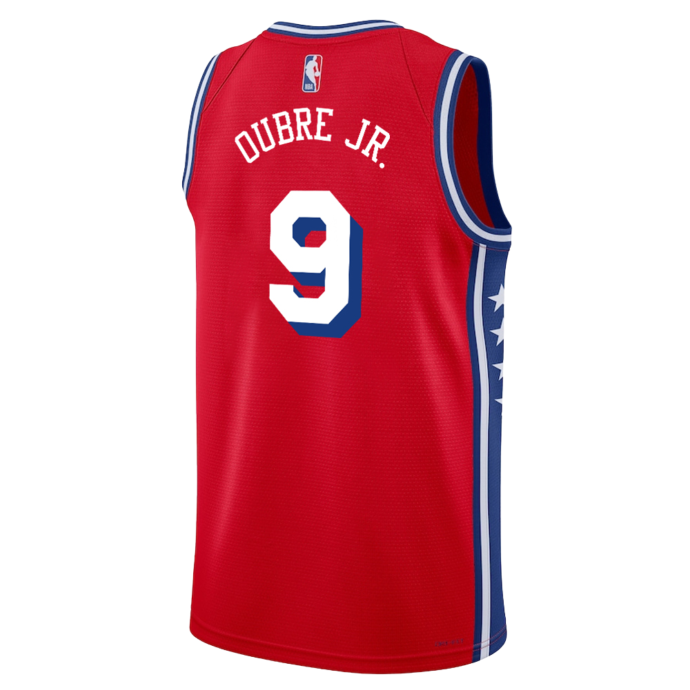 Philadelphia 76ers Red Statement Jersey Kelly Oubre Jr. #9