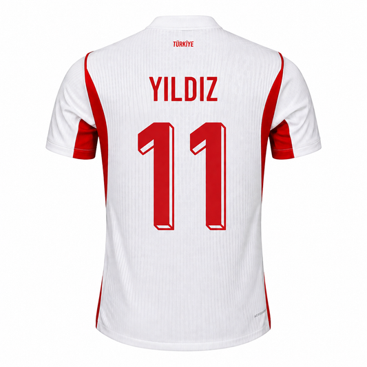 Turkey 2026 Away Jersey Kenan Yildiz #11