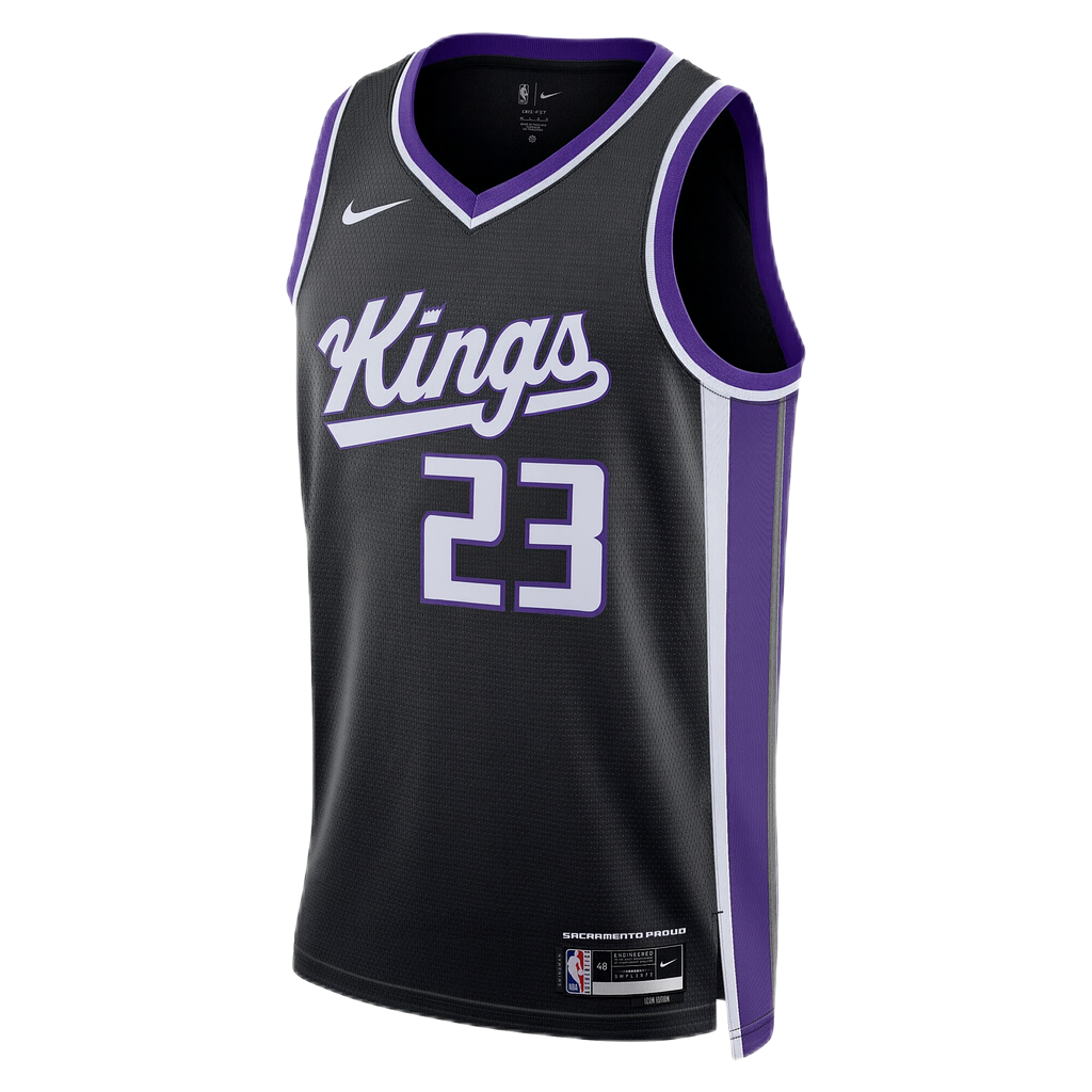 Sacramento Kings Black Icon Jersey Keon Ellis #23