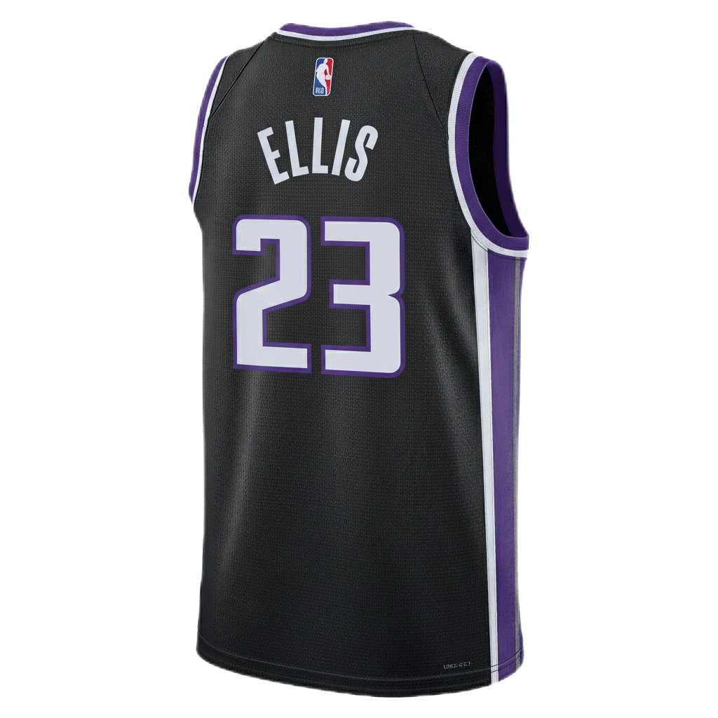 Sacramento Kings Black Icon Jersey Keon Ellis #23