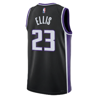 Sacramento Kings Black Icon Jersey Keon Ellis #23