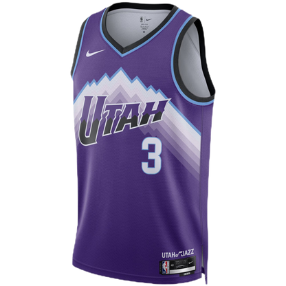 Utah Jazz Purple Icon Jersey Keyonte George #3