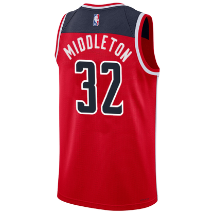 Washington Wizards Red Icon Jersey Khris Middleton #32
