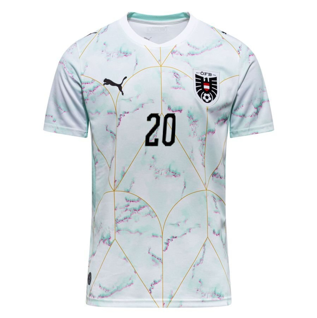 Austria 2026 Away Jersey Konrad Laimer #20