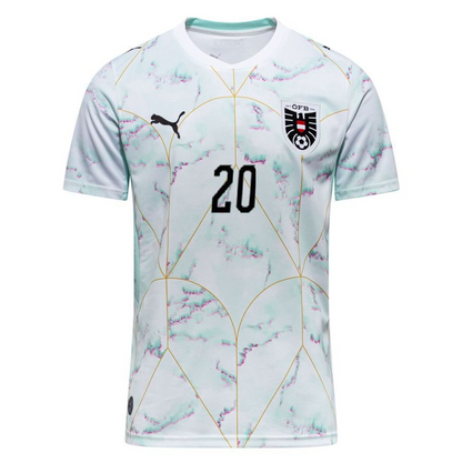 Austria 2026 Away Jersey Konrad Laimer #20