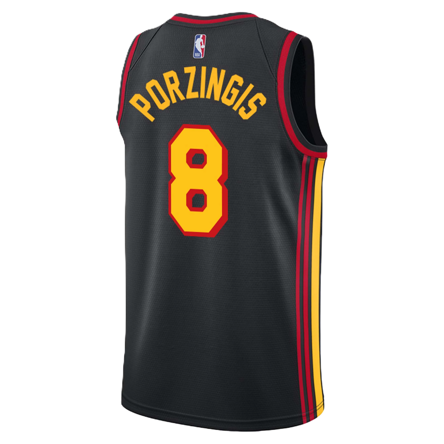 Atlanta Hawks Black Statement Jersey Kristaps Porziņģis #8