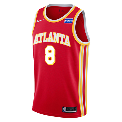 Atlanta Hawks Red Icon Jersey Kristaps Porziņģis #8