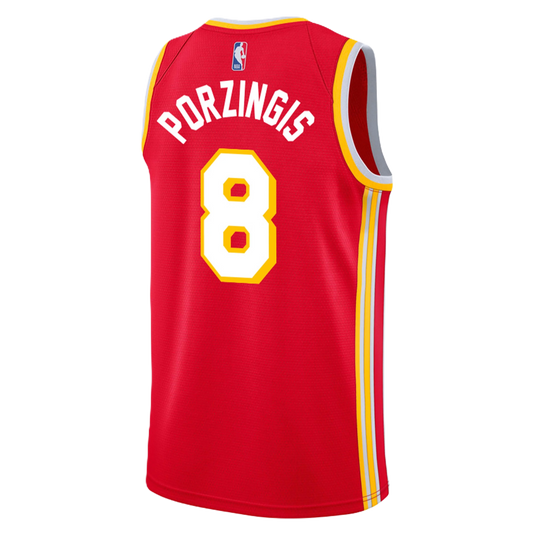 Atlanta Hawks Red Icon Jersey Kristaps Porziņģis #8