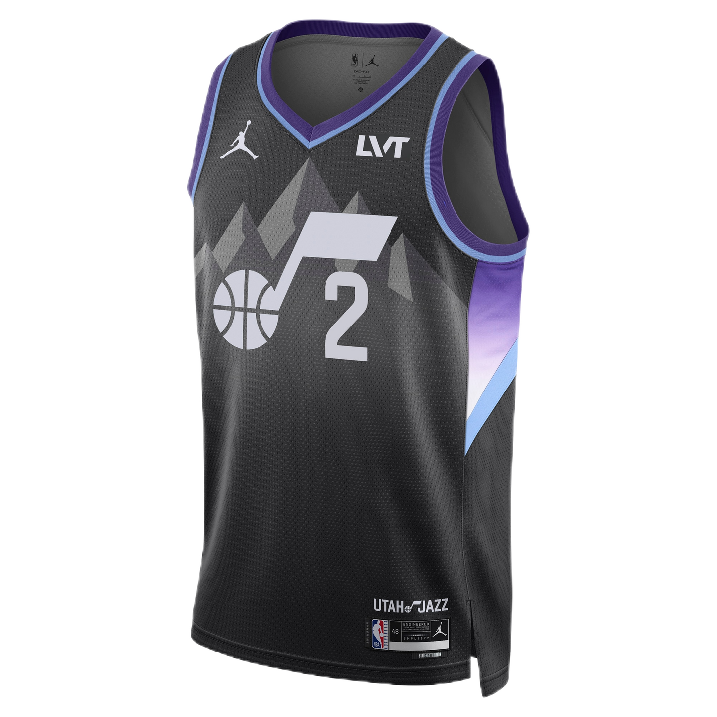 Utah Jazz Black Statement Jersey Kyle Anderson #2