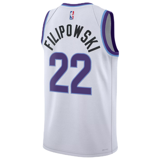 Utah Jazz White Association Jersey Kyle Filipowski #22