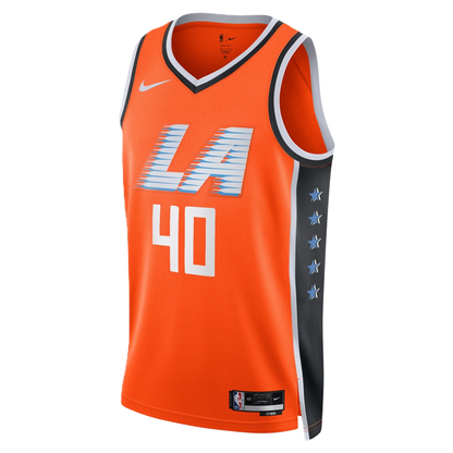 LA Clippers Orange 2025-2026 City Edition Jersey Ivica Zubac #40