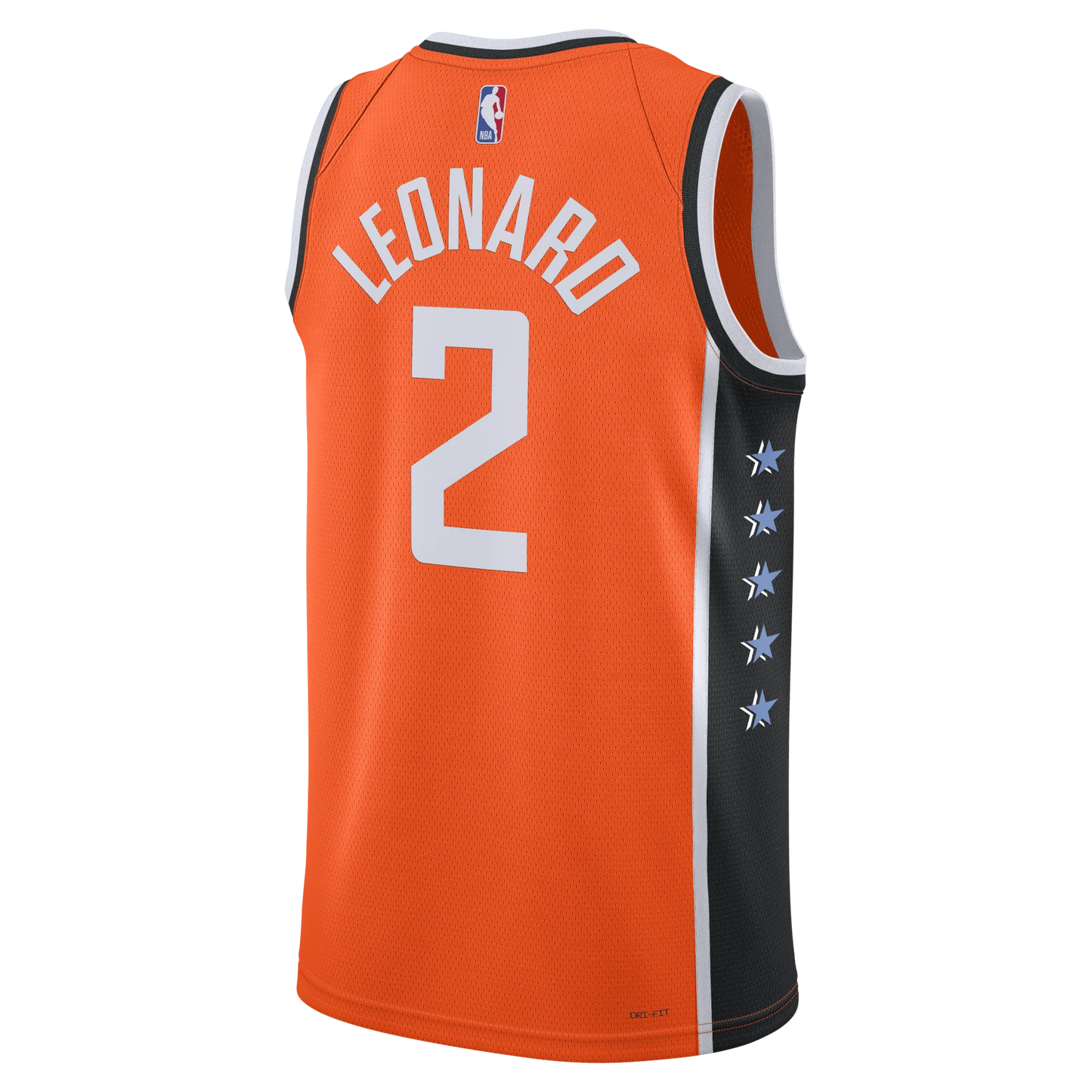 LA Clippers Orange 2025-2026 City Edition Jersey Kawhi Leonard #2