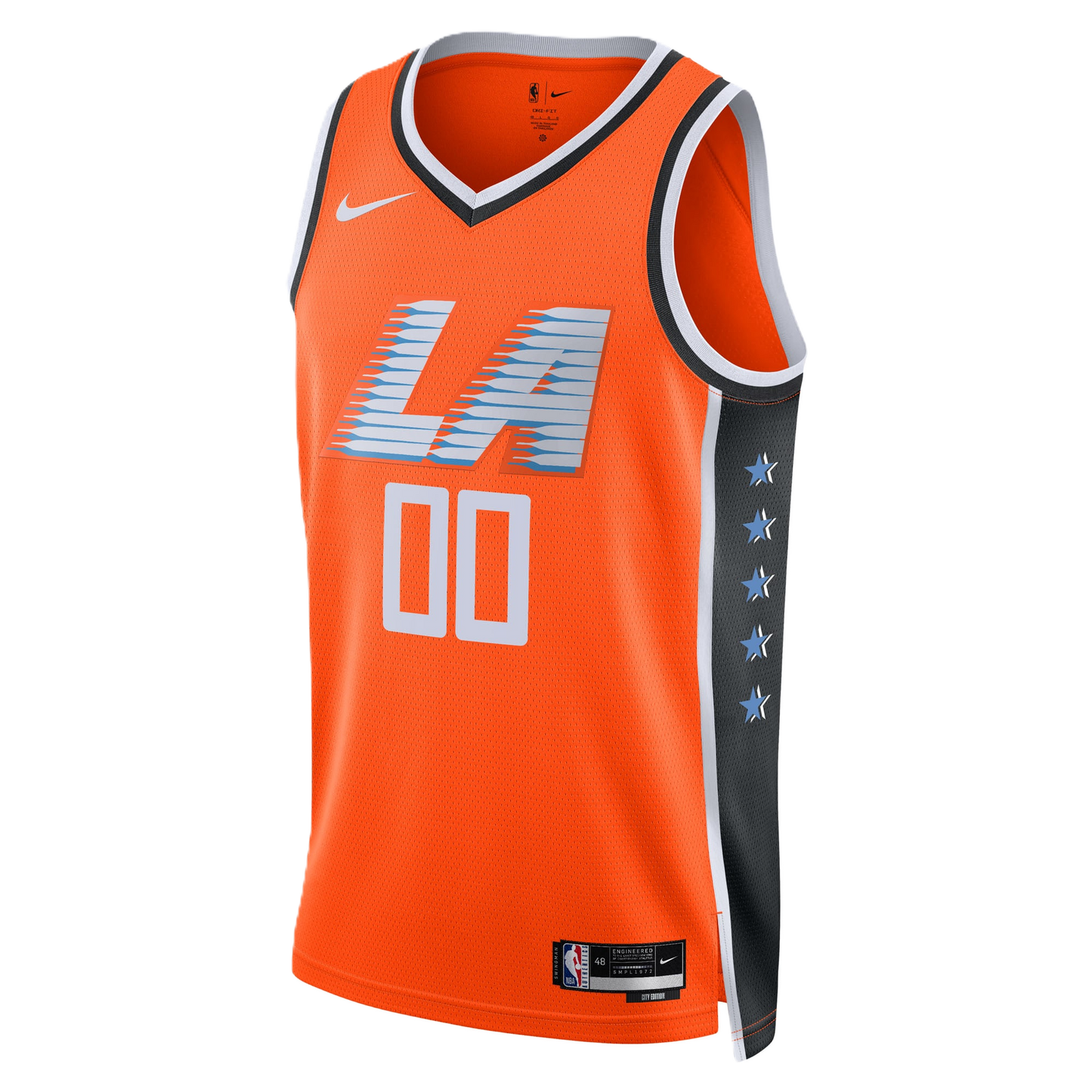 LA Clippers Orange 2025-2026 City Edition Jersey Custom