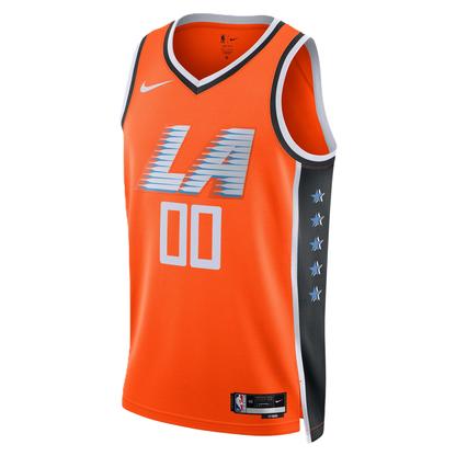 LA Clippers Orange 2025-2026 City Edition Jersey Custom