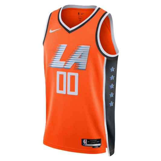 LA Clippers Orange 2025-2026 City Edition Jersey Custom
