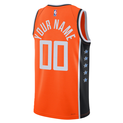 LA Clippers Orange 2025-2026 City Edition Jersey Custom