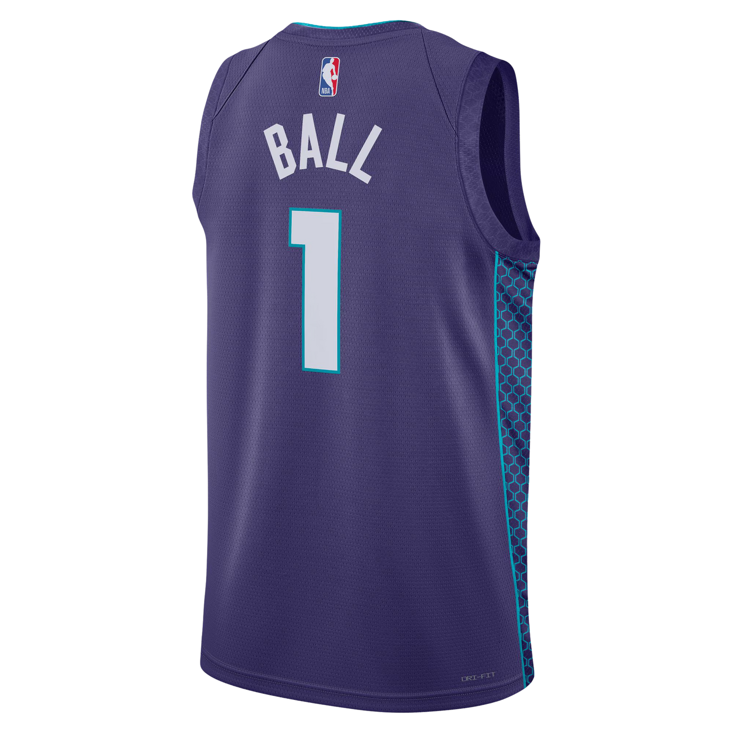 Charlotte Hornets Purple Statement Jersey LaMelo Ball #1