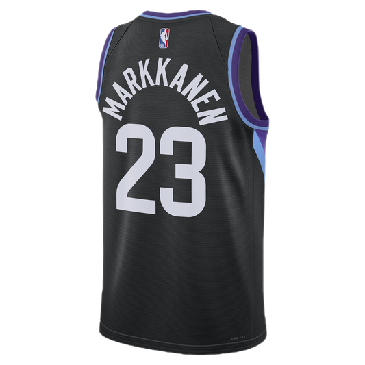 Utah Jazz Black Statement Jersey Lauri Markkanen #23