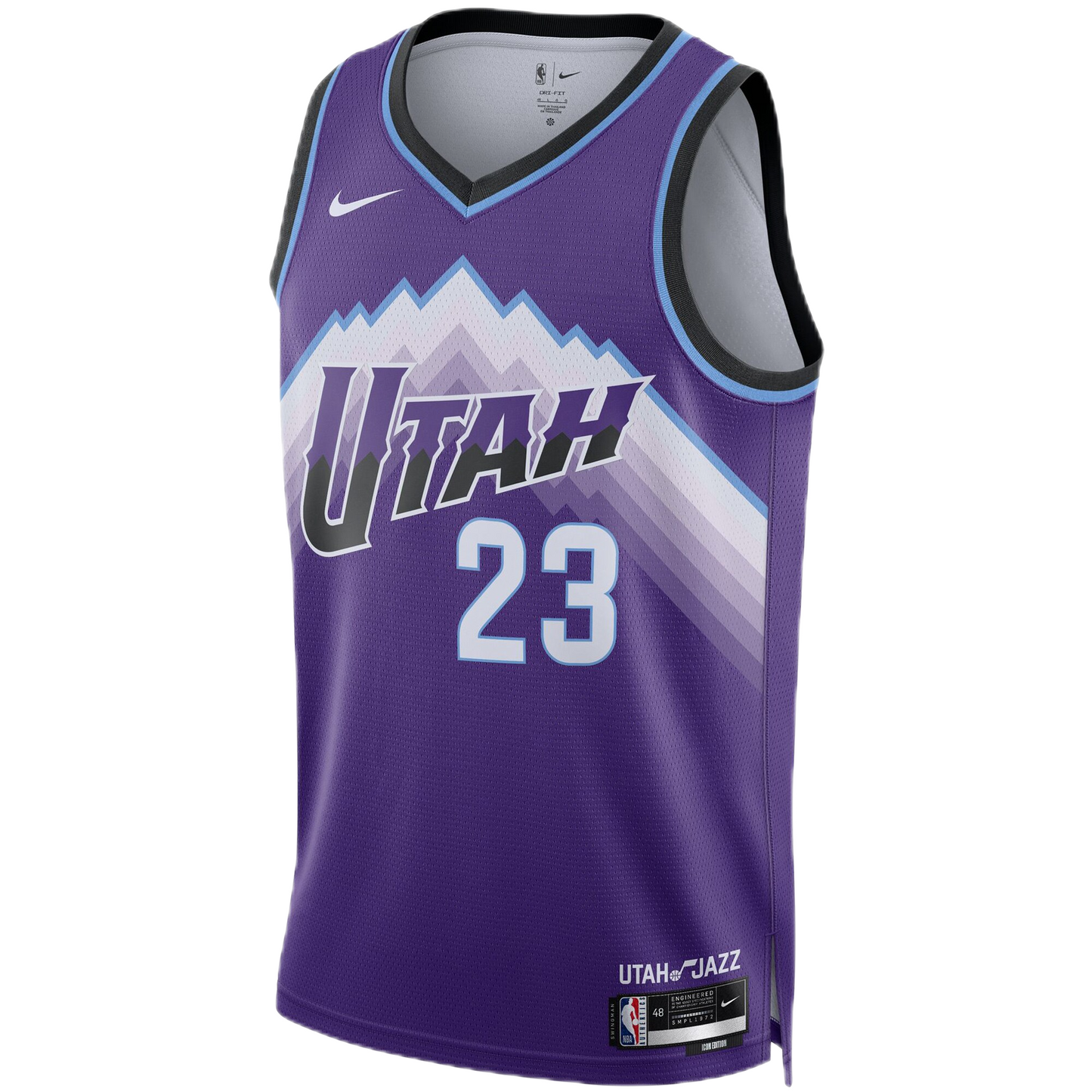 Utah Jazz Purple Icon Jersey Lauri Markkanen #23