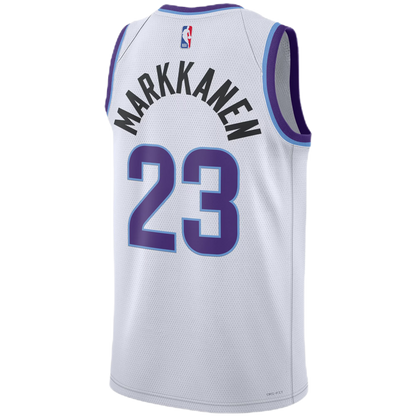 Utah Jazz White Association Jersey Lauri Markkanen #23