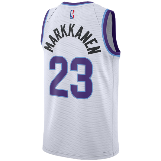 Utah Jazz White Association Jersey Lauri Markkanen #23