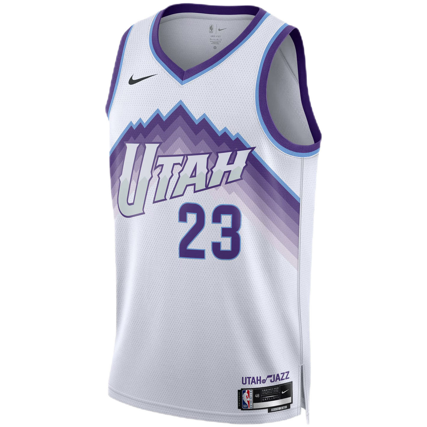 Utah Jazz White Association Jersey Lauri Markkanen #23