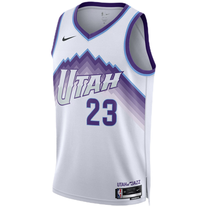 Utah Jazz White Association Jersey Lauri Markkanen #23