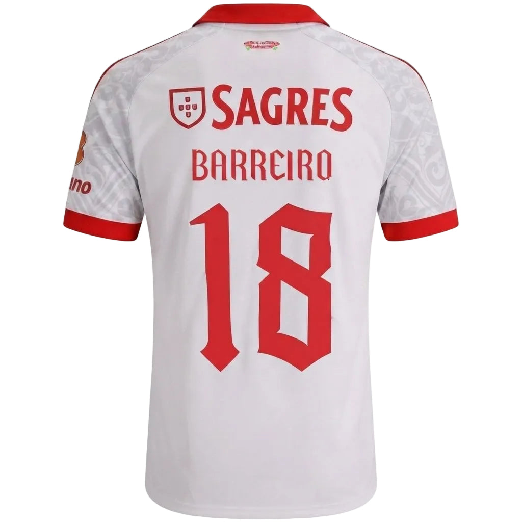Benfica 26/27 Away Jersey Leandro Barreiro #18